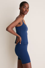 Navy Compression Spandex Sofia Cami