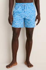 Marina Blue Sunfish Swim Trunk
