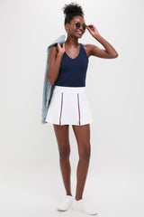 Americana Piped 13 Inch Willis Tennis Skirt