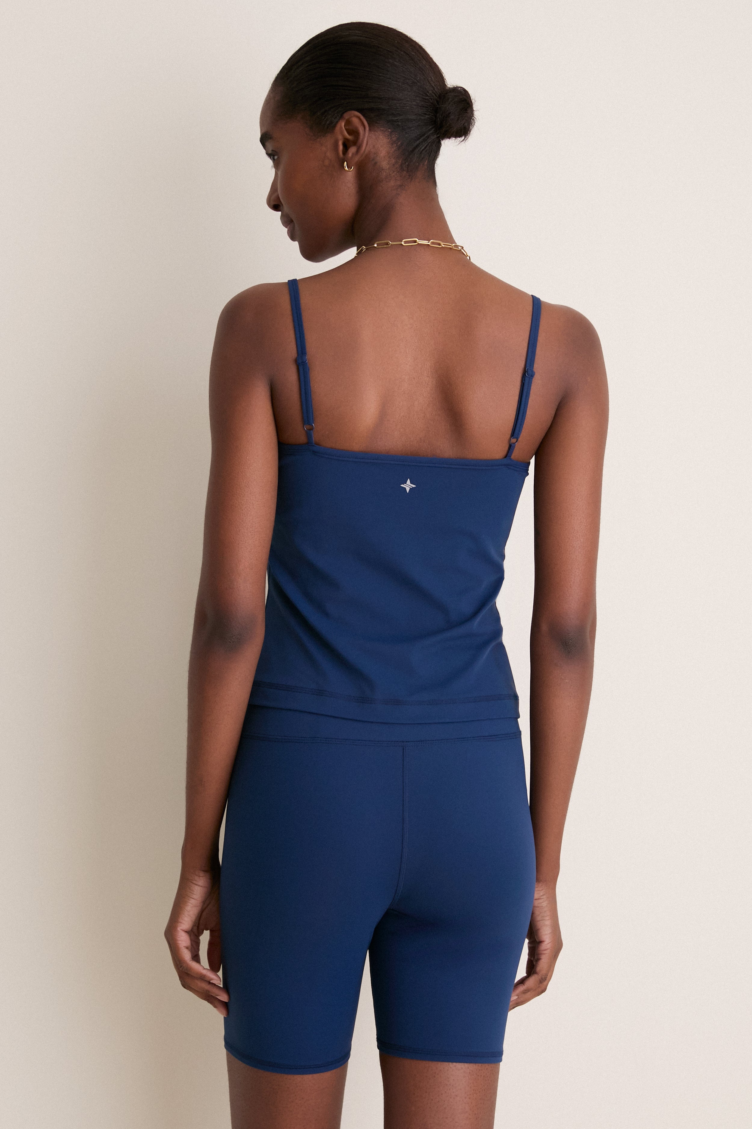 Navy Compression Spandex Sofia Cami