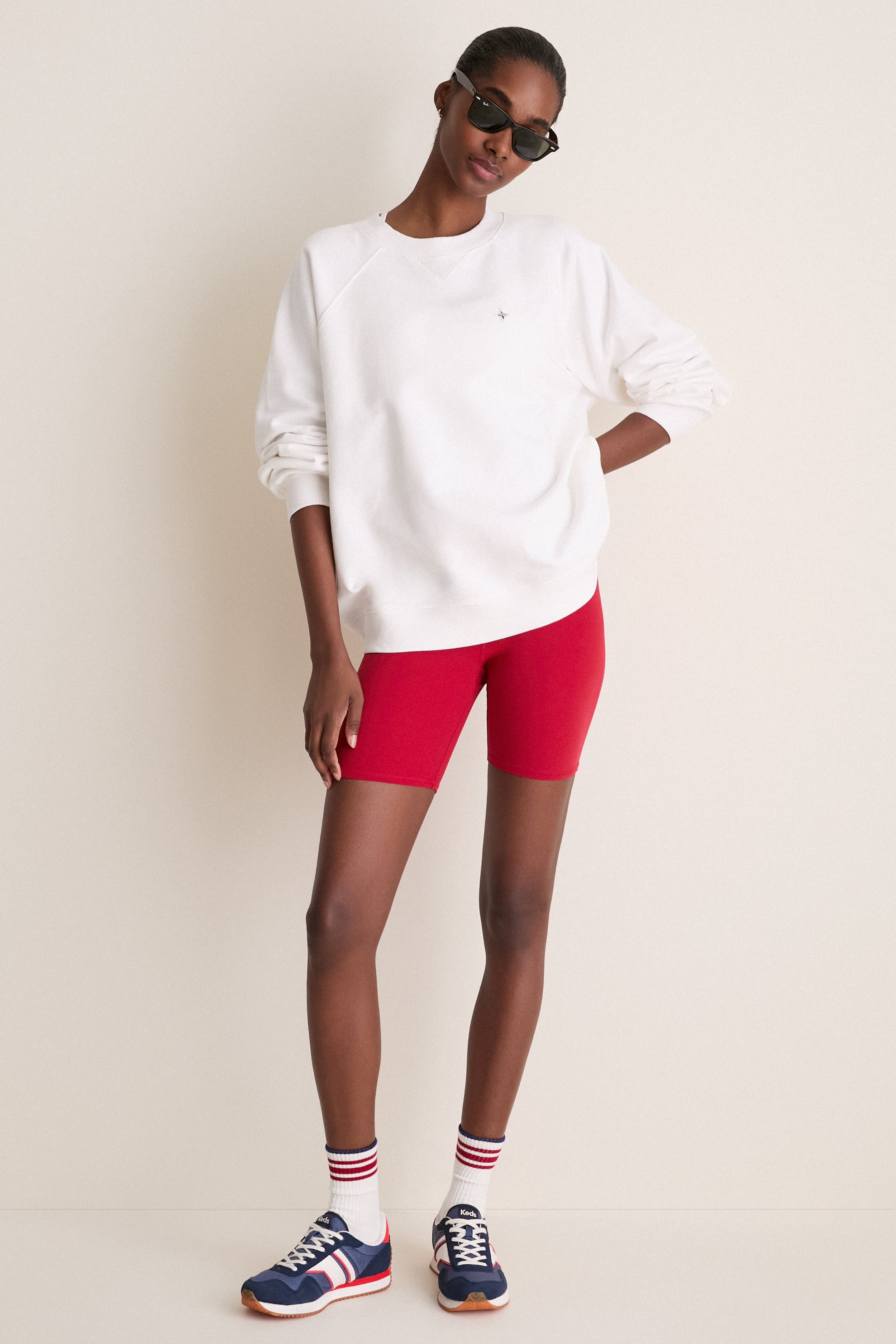 White Katarina Crewneck