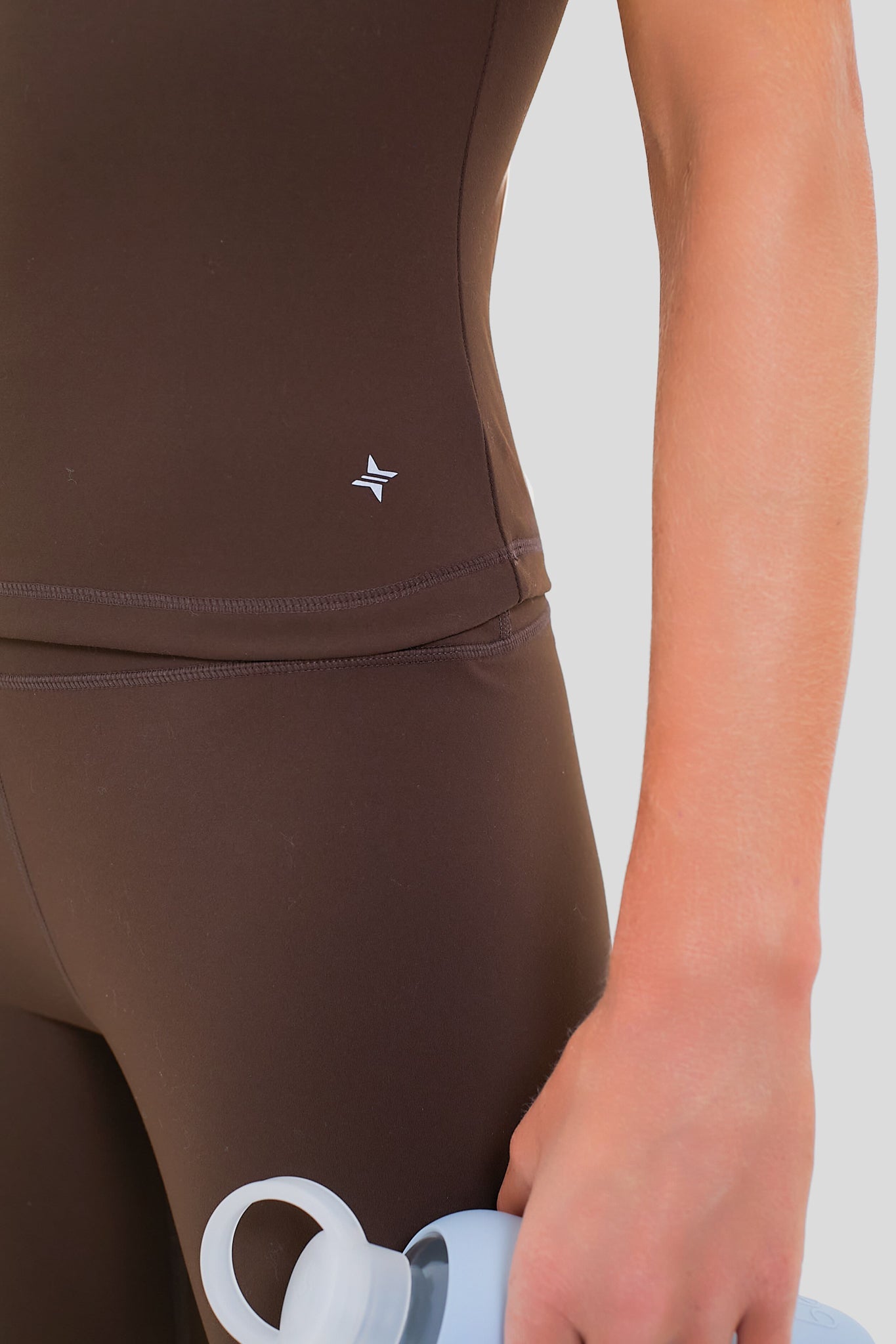 Chocolate Compression Spandex Sofia Cami