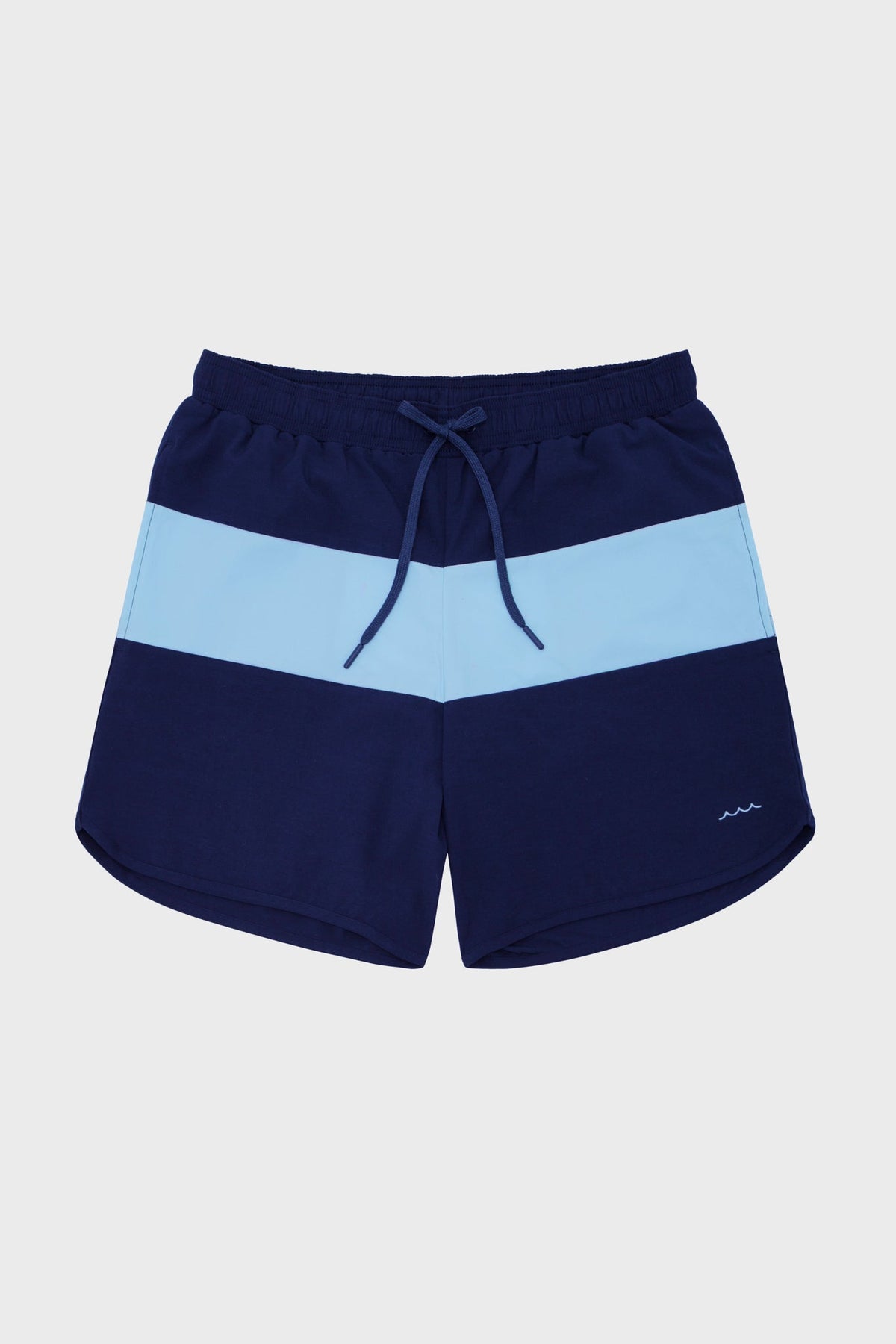 Men's Navy Stripe Boardie