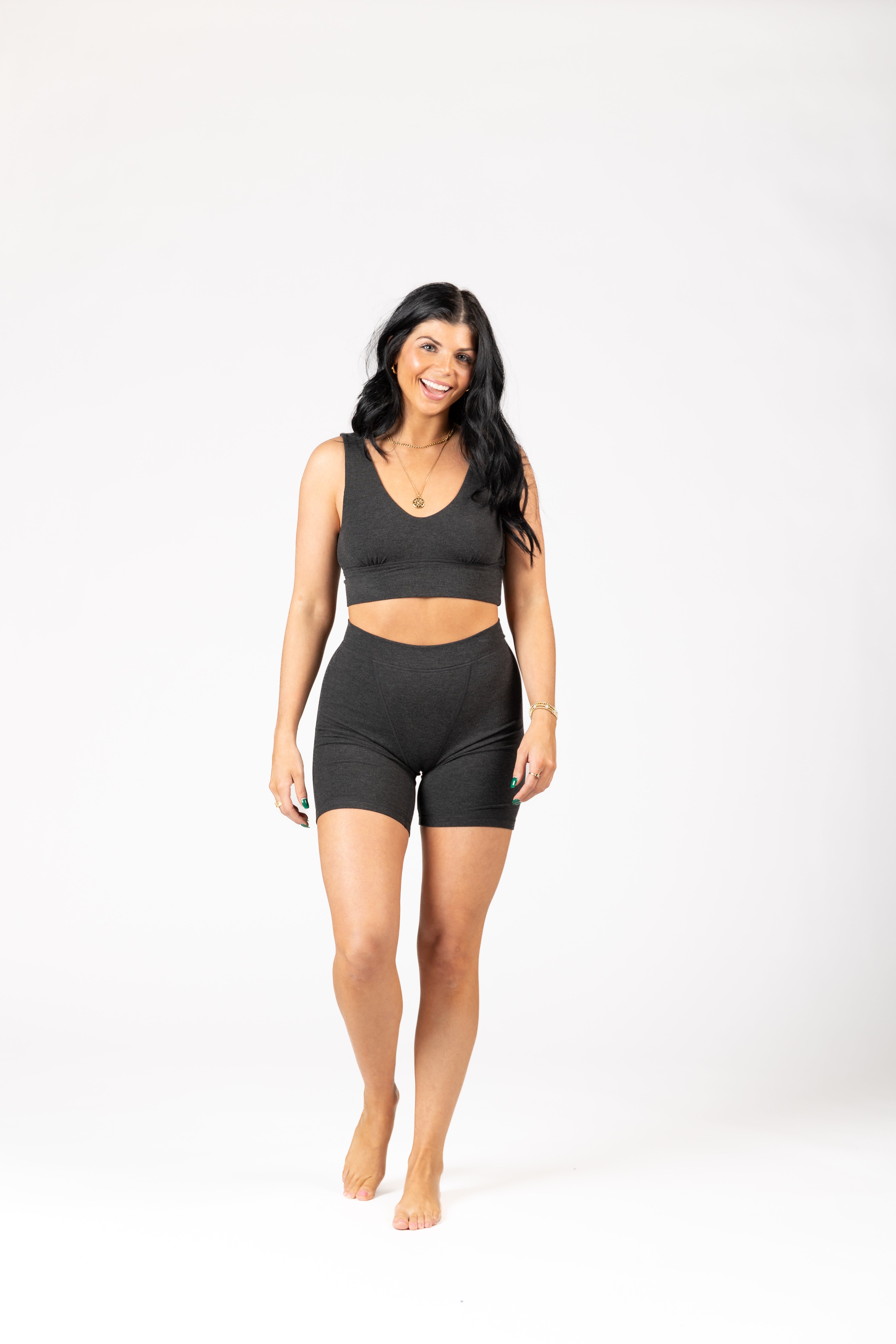Soft Lounge Rib Boyshort : 6"